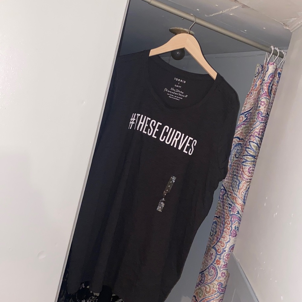 Black T-Shirt “#These Curves”